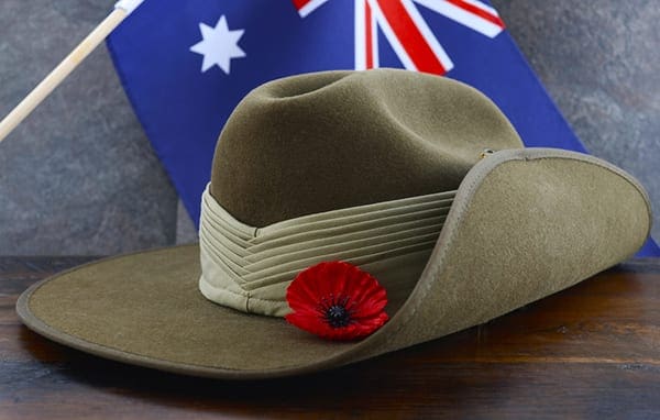 Australian Flag and Hat